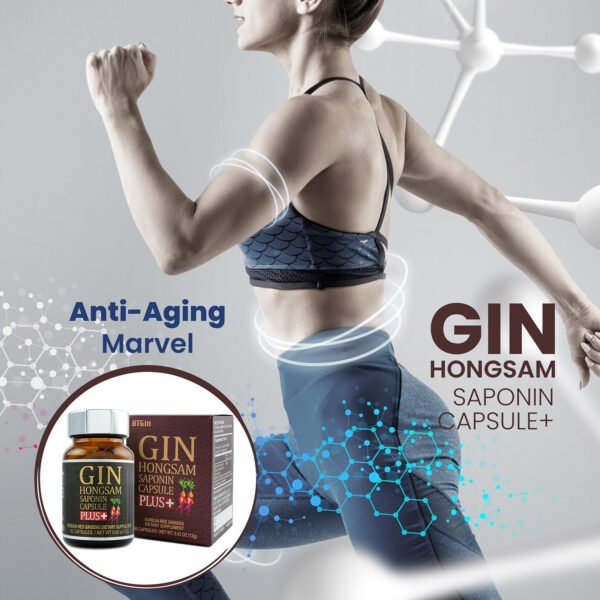 anti aging ginseng anti aging supplement energy immune support red ginseng korean capsule for women for men self nutrition cellular repair memory